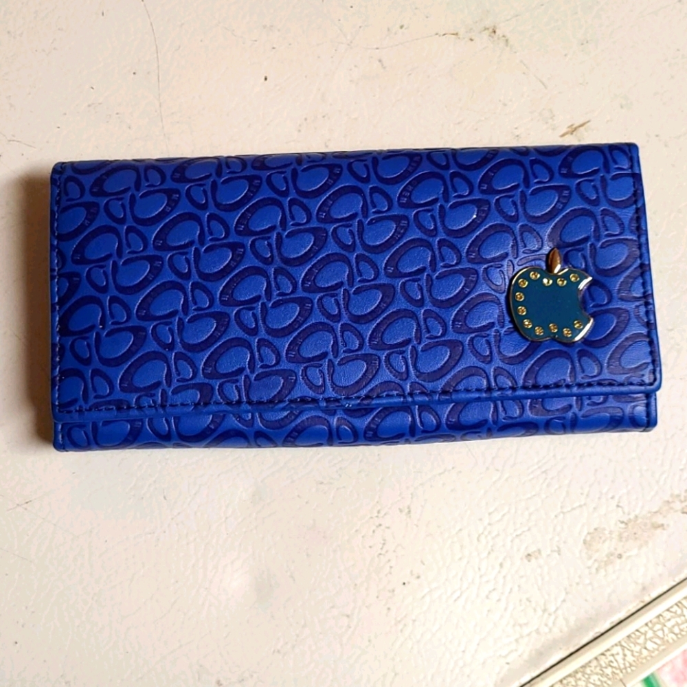 Blue wallet
